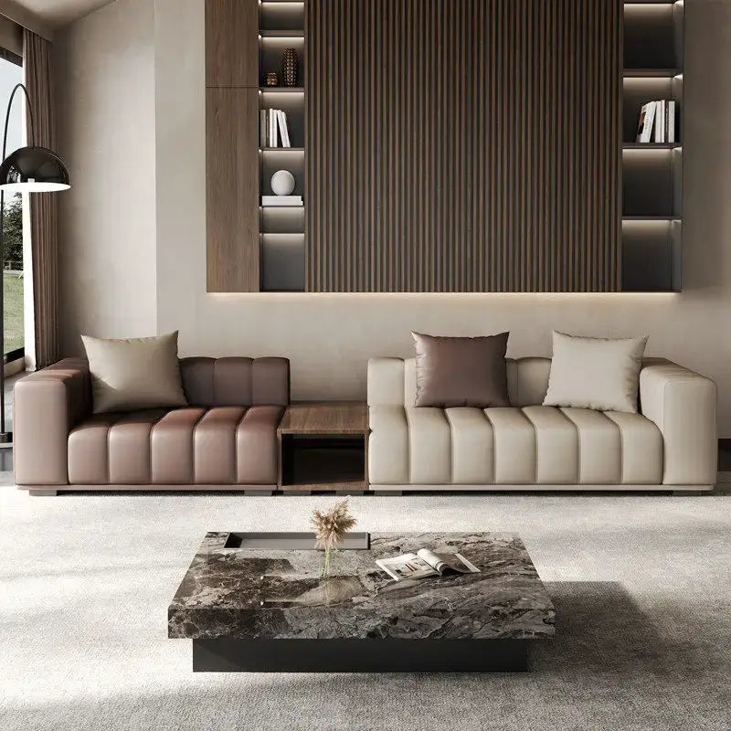 Modern Boneless Living Room Sofas Corner Curved Woonkamerbanken Furniture Home European Designer Living Room Sofas Narrow Dark