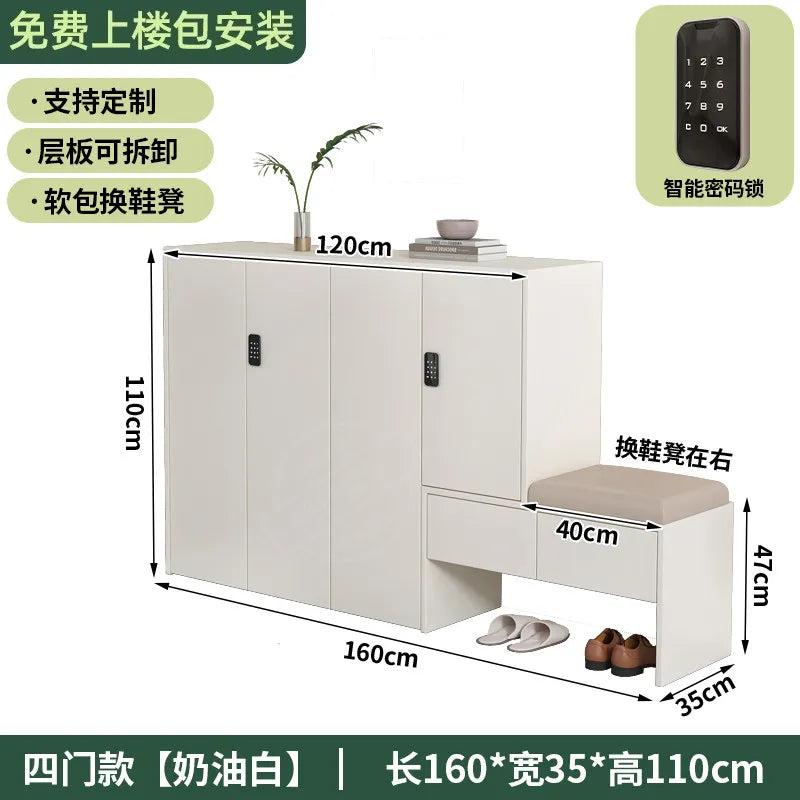 Storage Living Room Shoe Rack Hotel Bench Balcony Hallway Shoe Cabinet Display Entrance Schuhschrank Space Saving Furniture