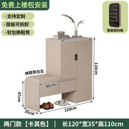 Storage Living Room Shoe Rack Hotel Bench Balcony Hallway Shoe Cabinet Display Entrance Schuhschrank Space Saving Furniture