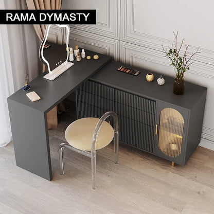 Modern Dresser Bedroom Simple Modern Corner Integrated Dressing Table Small Household Light Luxury Dressing Table