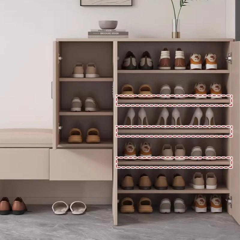 Storage Living Room Shoe Rack Hotel Bench Balcony Hallway Shoe Cabinet Display Entrance Schuhschrank Space Saving Furniture
