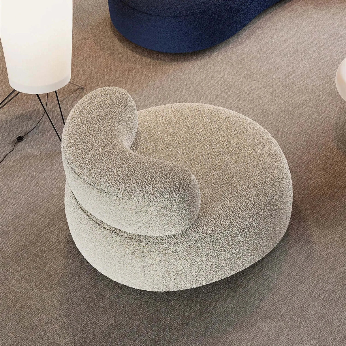 Modern Sofa Living Room Modular Section Corner Fabric Velvet Cloud Convertible 3 Seat Sofa