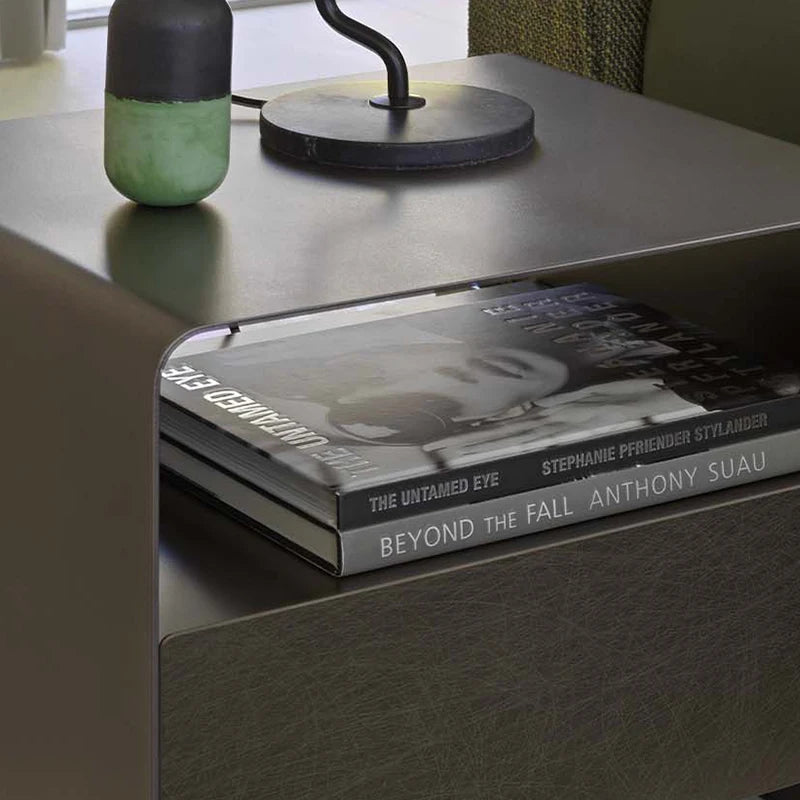Storage Modern Adjustable Nightstand Multifunctional Cushioned Bedside Table Stable Liftable Comodino Bedroom Furniture