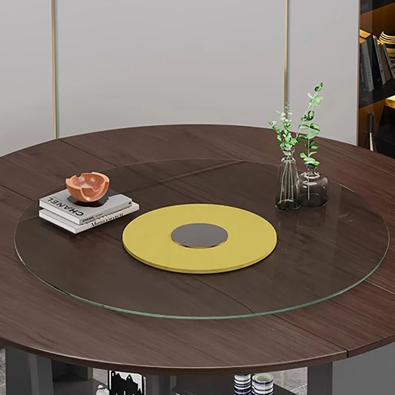 Round Simple Desk Classic European Elegant Cozy Dining Table Italian Design Tavolo Di Pranzo Allungabile Dining Room Furniture