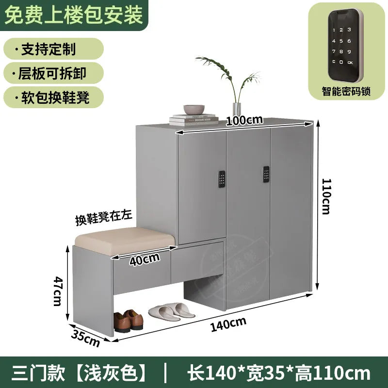 Storage Living Room Shoe Rack Hotel Bench Balcony Hallway Shoe Cabinet Display Entrance Schuhschrank Space Saving Furniture