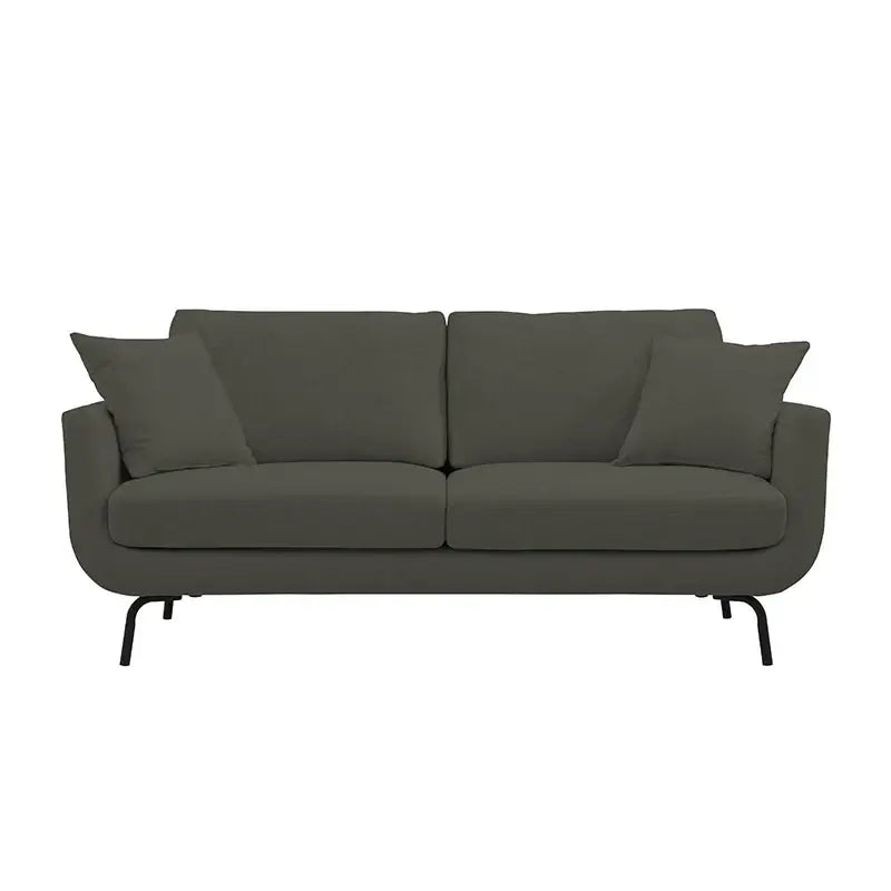 Furniture White Living Room 2 Seater Modern Nordic Scandinavian Upholstery Small Comfy High Quality