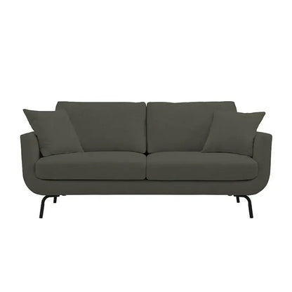 Furniture White Living Room 2 Seater Modern Nordic Scandinavian Upholstery Small Comfy High Quality