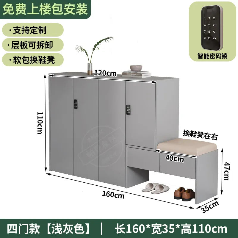 Storage Living Room Shoe Rack Hotel Bench Balcony Hallway Shoe Cabinet Display Entrance Schuhschrank Space Saving Furniture