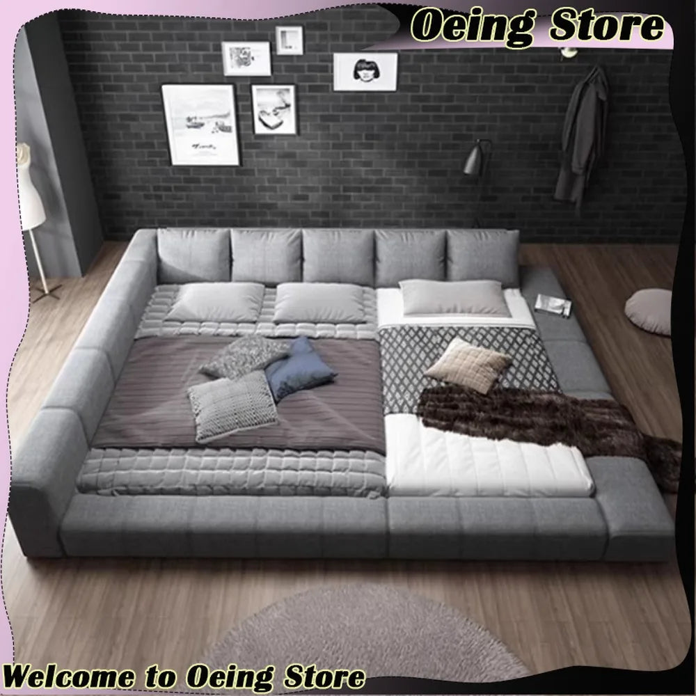 Bedroom Unique Bed Aesthetic Modern Headboard Double Children Bed Sleeping 180x200 Muebles Para Dormitorio Home Accessories