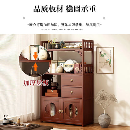 Multifunctional Furniture with Drawers &amp; Shelves, Kitchen Cupboard, Living Room Storage Organizer, Tea Table Cabinet