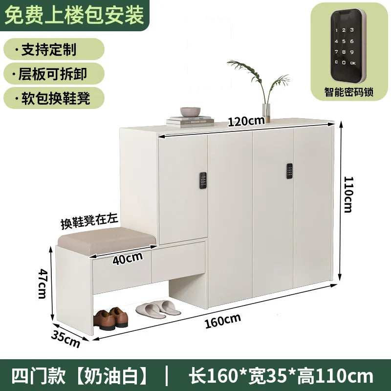Storage Living Room Shoe Rack Hotel Bench Balcony Hallway Shoe Cabinet Display Entrance Schuhschrank Space Saving Furniture