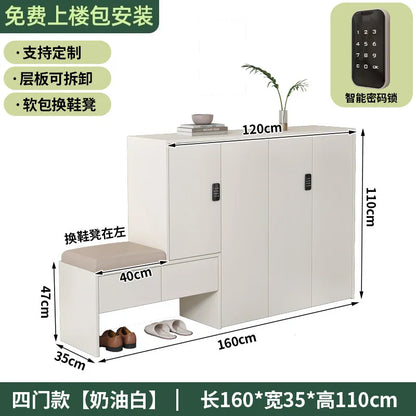 Storage Living Room Shoe Rack Hotel Bench Balcony Hallway Shoe Cabinet Display Entrance Schuhschrank Space Saving Furniture