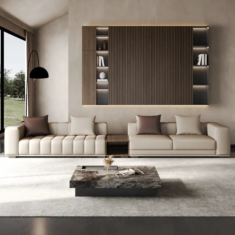 Modern Boneless Living Room Sofas Corner Curved Woonkamerbanken Furniture Home European Designer Living Room Sofas Narrow Dark