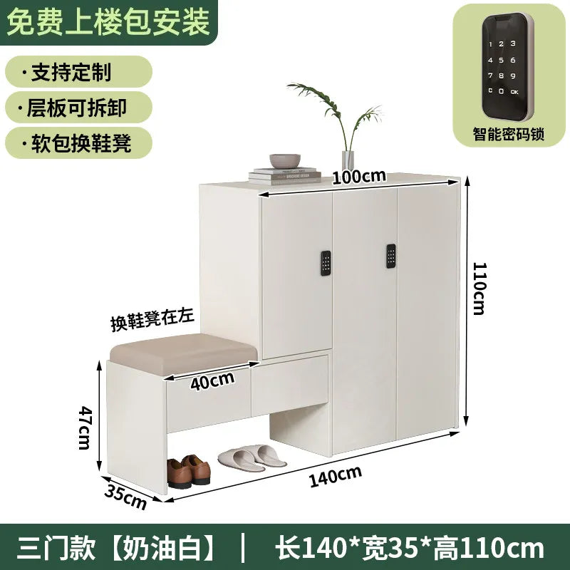 Storage Living Room Shoe Rack Hotel Bench Balcony Hallway Shoe Cabinet Display Entrance Schuhschrank Space Saving Furniture
