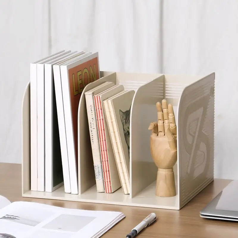 Office Desktop File Storage Rack Home Bedroom Study Books Magazines Newspapers Graffiti Picture Book Storage Organizer