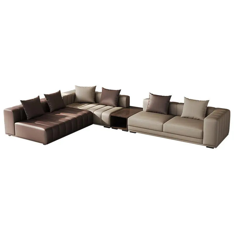 Modern Boneless Living Room Sofas Corner Curved Woonkamerbanken Furniture Home European Designer Living Room Sofas Narrow Dark