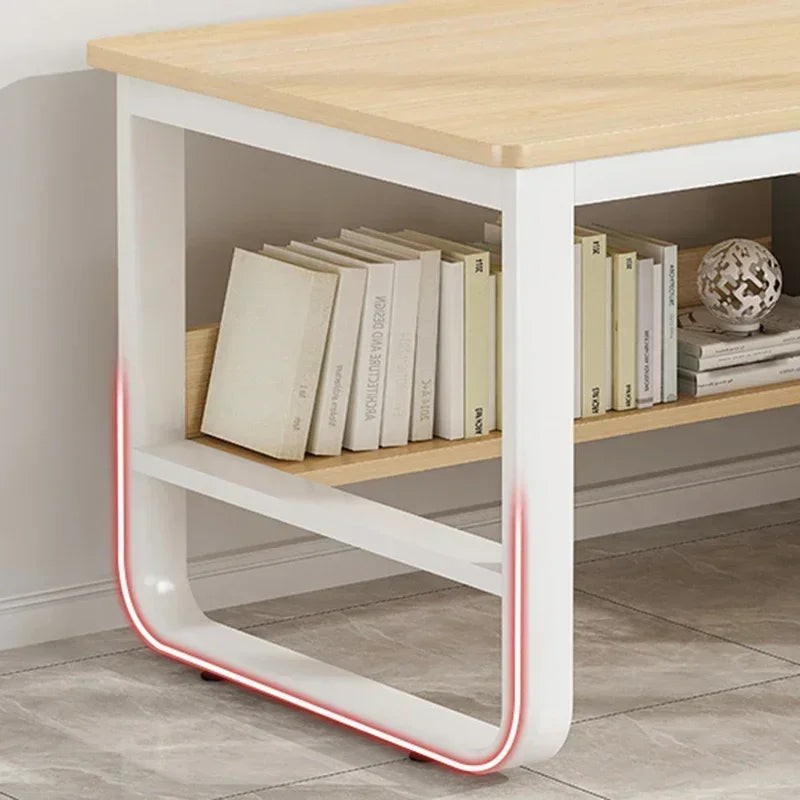 Office Desk, Computer Desk, Multi-layer Solid Wood Board, Multiple Sizes Available, Suitable for Study and Office