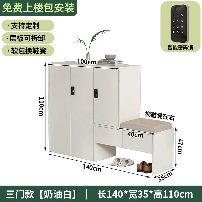 Storage Living Room Shoe Rack Hotel Bench Balcony Hallway Shoe Cabinet Display Entrance Schuhschrank Space Saving Furniture
