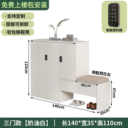Storage Living Room Shoe Rack Hotel Bench Balcony Hallway Shoe Cabinet Display Entrance Schuhschrank Space Saving Furniture