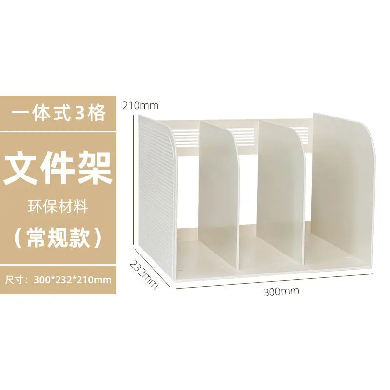 Office Desktop File Storage Rack Home Bedroom Study Books Magazines Newspapers Graffiti Picture Book Storage Organizer