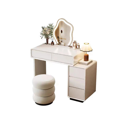 Bedroom Women Dressing Table Luxury Wood Storage Mirror Hairstyle Dressing Table Home White Muebles De Dormitorio Furniture