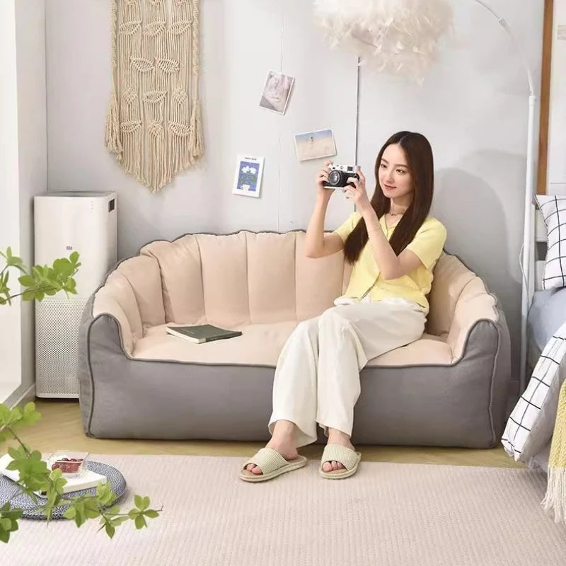 Modern Living Room Sofas Comfortable Relaxing Lazy Sofa Portable Puffs Sofas Bedroom Luxury Sofa Interior Aesthetic Furniture
