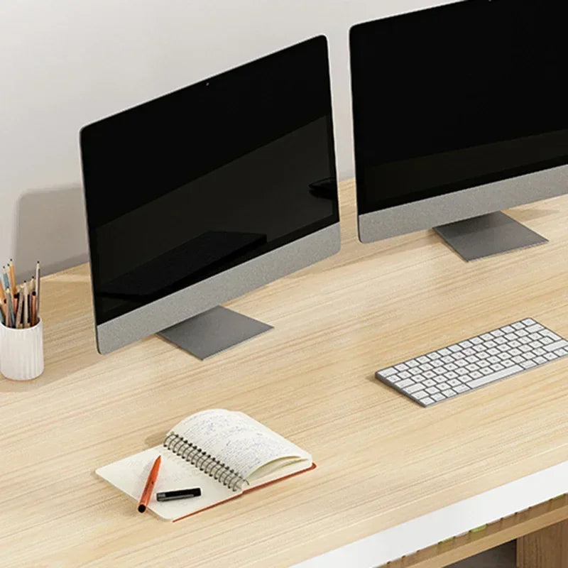 Office Desk, Computer Desk, Multi-layer Solid Wood Board, Multiple Sizes Available, Suitable for Study and Office