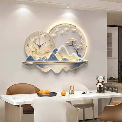 Home Living Room Wall Clock Decorations Office Silent Movement Wall Clock Modern Decor Mecanismo Reloj Pared Bedroom Stuff