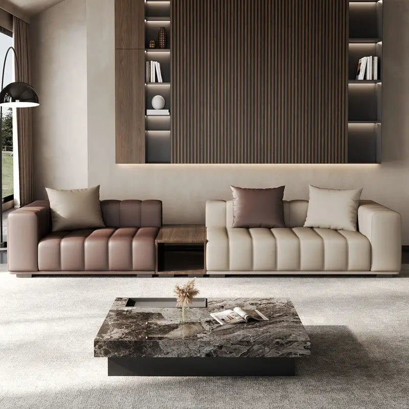Modern Boneless Living Room Sofas Corner Curved Woonkamerbanken Furniture Home European Designer Living Room Sofas Narrow Dark