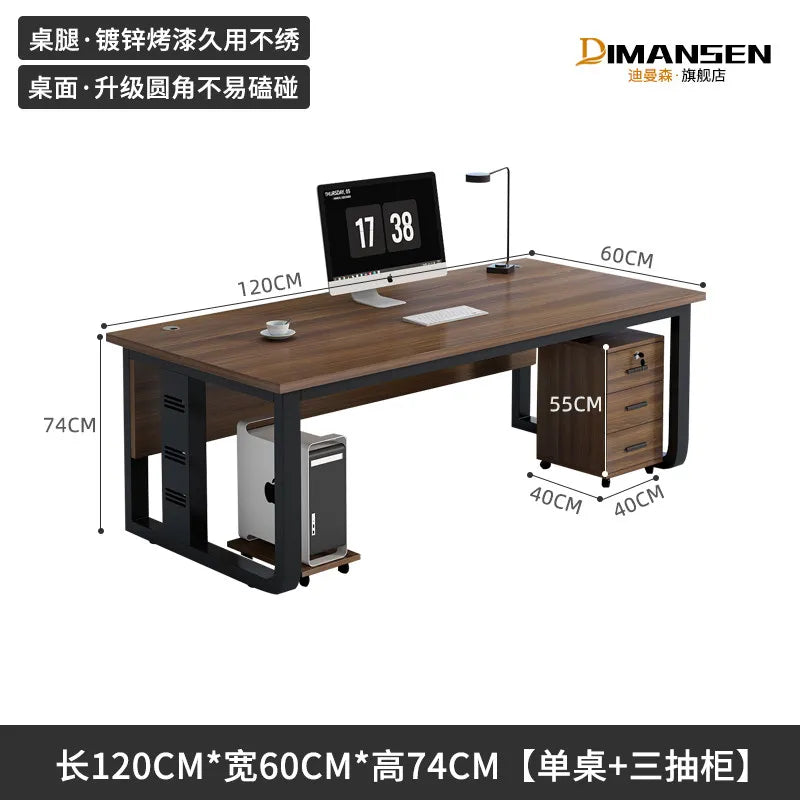 Interior Fashion Office Desk Luxury Designer Aesthetic Office Desk Universal Safe Mesa Ordenador Ornaments Home Furniture