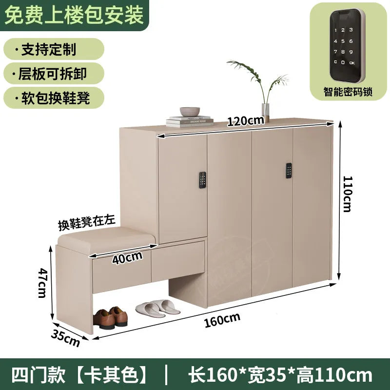 Storage Living Room Shoe Rack Hotel Bench Balcony Hallway Shoe Cabinet Display Entrance Schuhschrank Space Saving Furniture