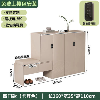 Storage Living Room Shoe Rack Hotel Bench Balcony Hallway Shoe Cabinet Display Entrance Schuhschrank Space Saving Furniture