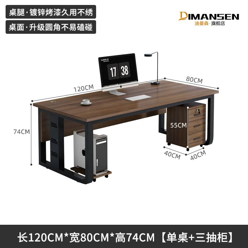 Interior Fashion Office Desk Luxury Designer Aesthetic Office Desk Universal Safe Mesa Ordenador Ornaments Home Furniture