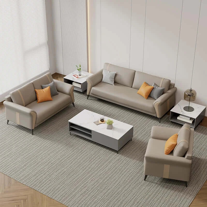 Be Greeted with Modern Design High-end Office Furniture Sofa Set 1+1+3 Office Furniture Sofa