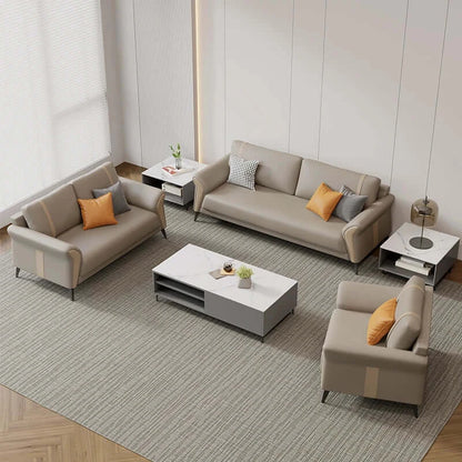 Be Greeted with Modern Design High-end Office Furniture Sofa Set 1+1+3 Office Furniture Sofa