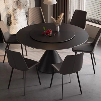 Round Restaurant Dining Table Modern Decoration Fashion Interior Dining Table Minimalist Mesas De Jantar Lounge Suite Furniture