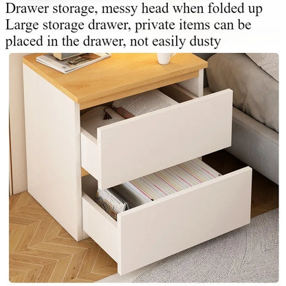 Bedside table Bedroom Home Modern simple bedroom Simple heightening Bedside small cabinet Storage drawer cabinet