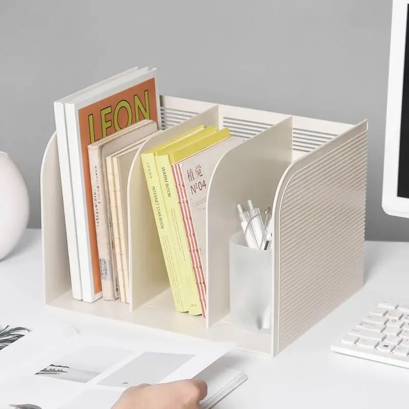Office Desktop File Storage Rack Home Bedroom Study Books Magazines Newspapers Graffiti Picture Book Storage Organizer