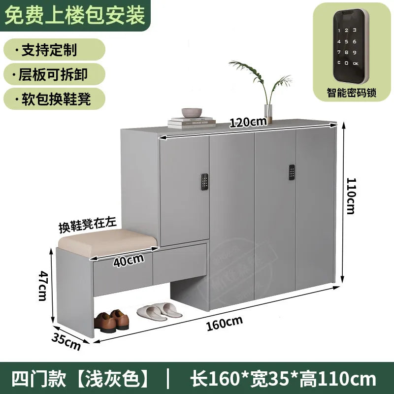 Storage Living Room Shoe Rack Hotel Bench Balcony Hallway Shoe Cabinet Display Entrance Schuhschrank Space Saving Furniture