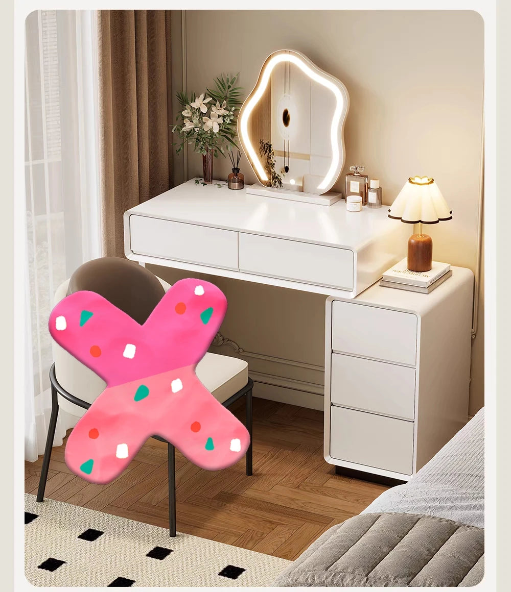 Bedroom Women Dressing Table Luxury Wood Storage Mirror Hairstyle Dressing Table Home White Muebles De Dormitorio Furniture