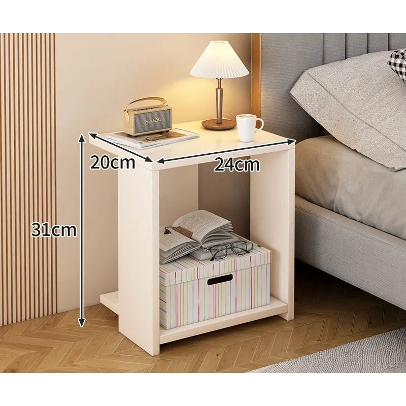 Bedside table Bedroom Home Modern simple bedroom Simple heightening Bedside small cabinet Storage drawer cabinet