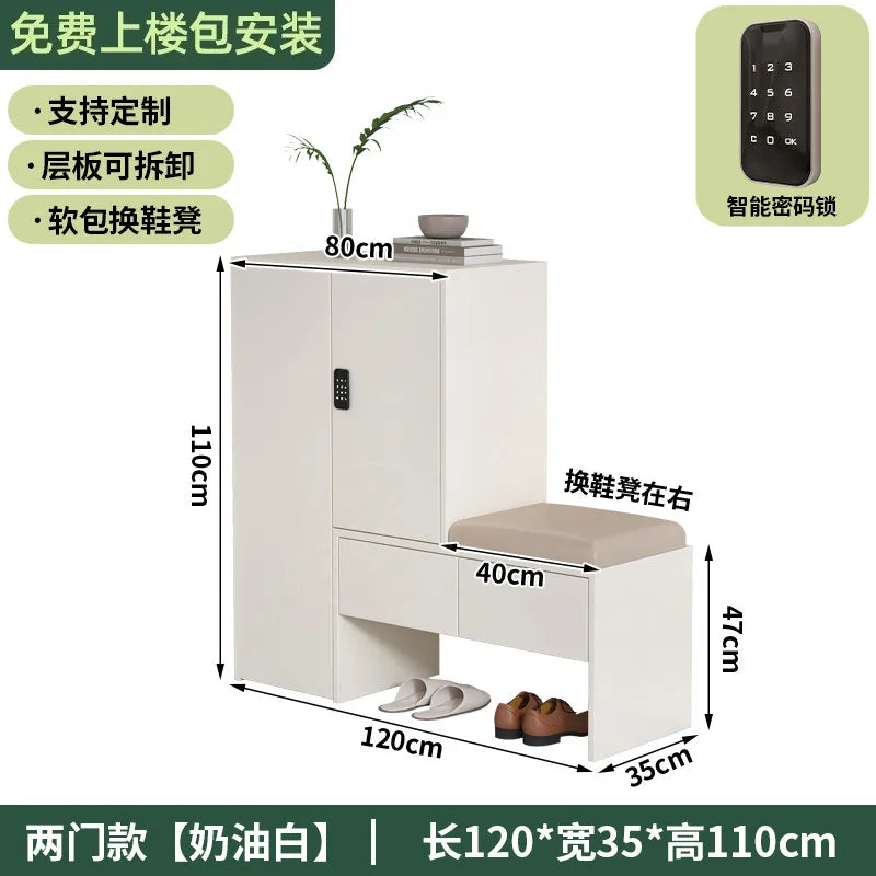 Storage Living Room Shoe Rack Hotel Bench Balcony Hallway Shoe Cabinet Display Entrance Schuhschrank Space Saving Furniture