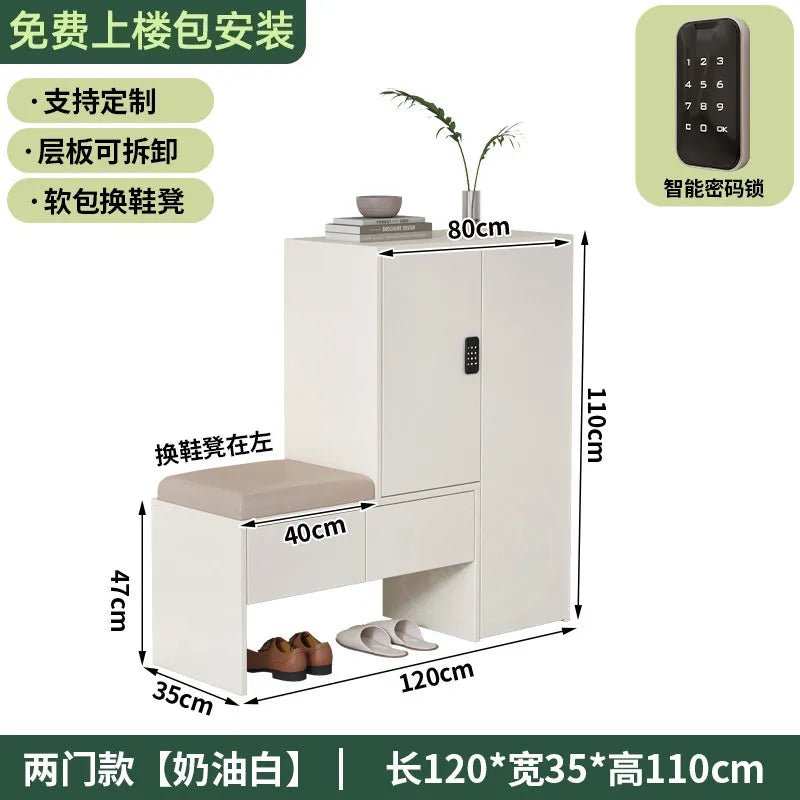 Storage Living Room Shoe Rack Hotel Bench Balcony Hallway Shoe Cabinet Display Entrance Schuhschrank Space Saving Furniture