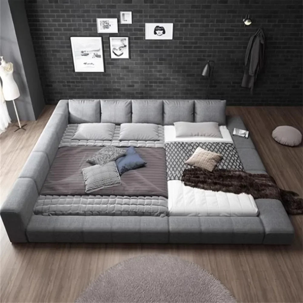 Bedroom Unique Bed Aesthetic Modern Headboard Double Children Bed Sleeping 180x200 Muebles Para Dormitorio Home Accessories