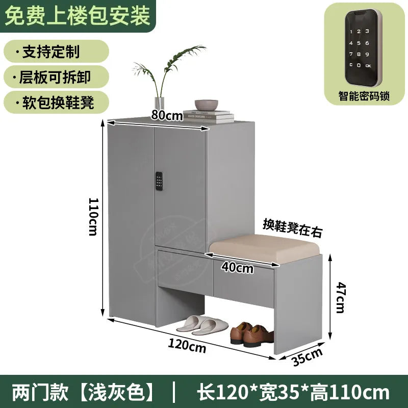 Storage Living Room Shoe Rack Hotel Bench Balcony Hallway Shoe Cabinet Display Entrance Schuhschrank Space Saving Furniture
