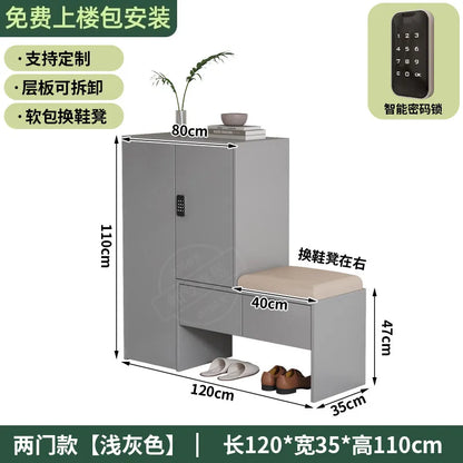 Storage Living Room Shoe Rack Hotel Bench Balcony Hallway Shoe Cabinet Display Entrance Schuhschrank Space Saving Furniture