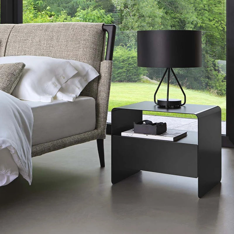 Storage Modern Adjustable Nightstand Multifunctional Cushioned Bedside Table Stable Liftable Comodino Bedroom Furniture