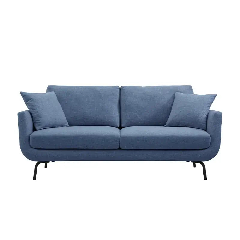 Furniture White Living Room 2 Seater Modern Nordic Scandinavian Upholstery Small Comfy High Quality