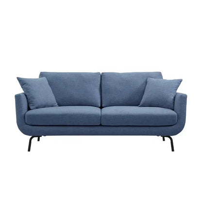 Furniture White Living Room 2 Seater Modern Nordic Scandinavian Upholstery Small Comfy High Quality