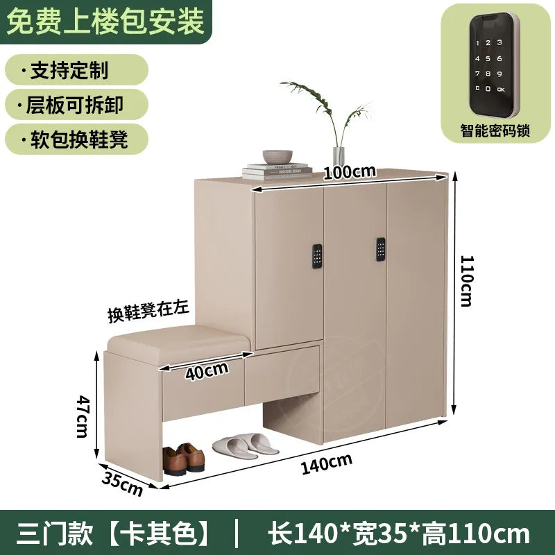 Storage Living Room Shoe Rack Hotel Bench Balcony Hallway Shoe Cabinet Display Entrance Schuhschrank Space Saving Furniture